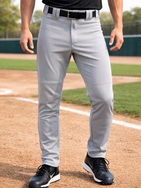Marucci Baseball Pants Gray Tapered Fit Athletic Mens NWT